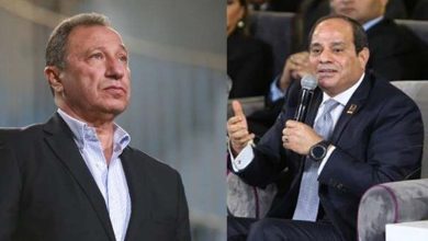 رسالة من السيسي لمحمود الخطيب