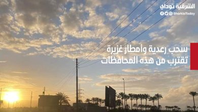 سحب رعدية ممطرة تقترب من هذه المحافظات