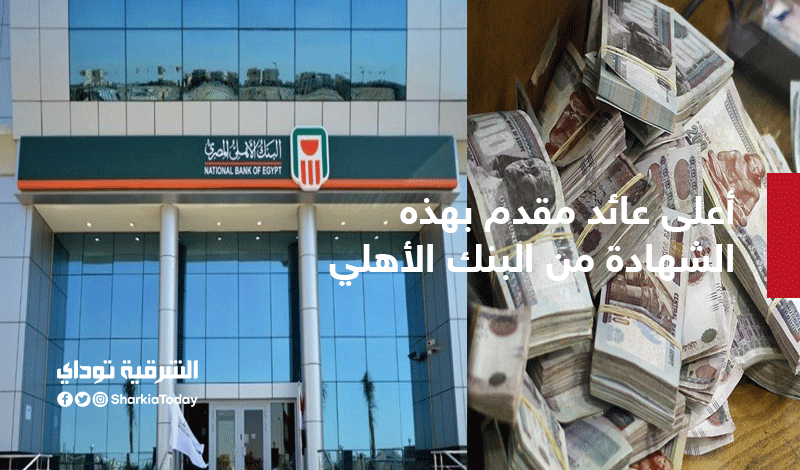 أعلى فائدة في البنوك 2022.. تفاصيل أفضل شهادة مقدمة من البنك الأهلي للمصريين 1 أعلى فائدة في البنوك