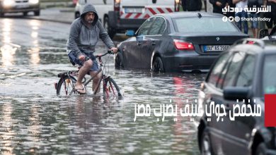 منخفض جوي عنيف يضرب مصر