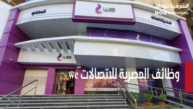 وظائف المصرية للاتصالات we