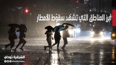 أبرز المناطق التي تشهد سقوط الأمطار