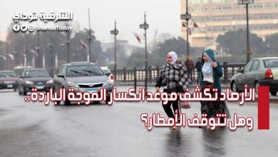 موعد انكسار الموجة الباردة