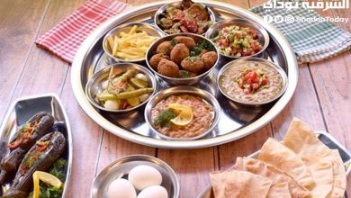 تناول الفول والطعمية