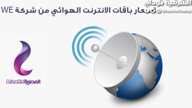 نت هوائي WE.. أسعار باقات الإنترنت المنزلي بدون أرضي من المصرية للاتصالات 14 نت هوائي WE