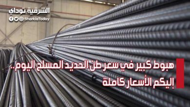 سعر طن الحديد المسلح