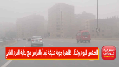 الطقس اليوم وغدًا.. الأرصاد تحذر المواطنين من ظاهرة جوية عنيفة تبدأ بالتزامن مع بداية الترم الثاني