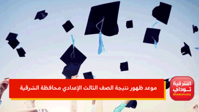 موعد ظهور نتيجة الصف الثالث الإعدادي محافظة الشرقية