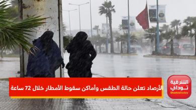 أماكن سقوط الأمطار