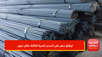 سعر طن الحديد