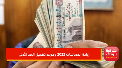 زيادة المعاشات 2022