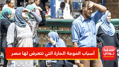 أسباب الموجة الحارة التي تتعرض لها مصر