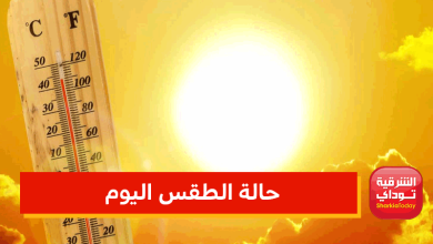 حالة الطقس اليوم.. الأرصاد تحذر من ارتفاع أكبر في درجات الحرارة 7 اليوم