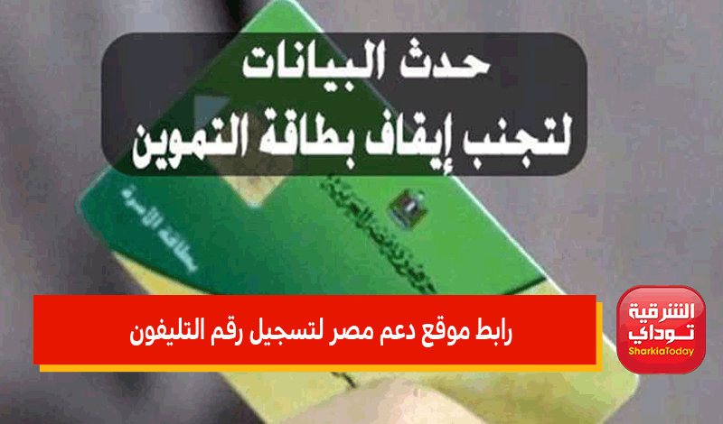 tamwin com eg موقع دعم مصر تحديث بطاقة التموين