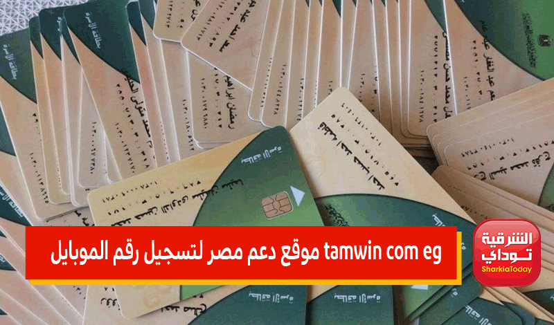 tamwin com eg موقع دعم مصر تحديث بطاقة التموين