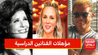 مؤهلات الفنانين الدراسية