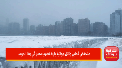 الشتاء لم ينتهي.. منخفض قطبي وكتل هوائية باردة تضرب مصر في هذا الموعد 8 منخفض قطبي وكتل هوائية باردة تضرب مصر