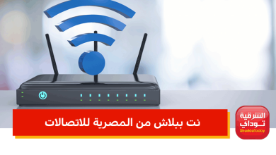 نت ببلاش من المصرية للاتصالات