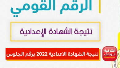 نتيجة الشهادة الاعدادية 2022 برقم الجلوس