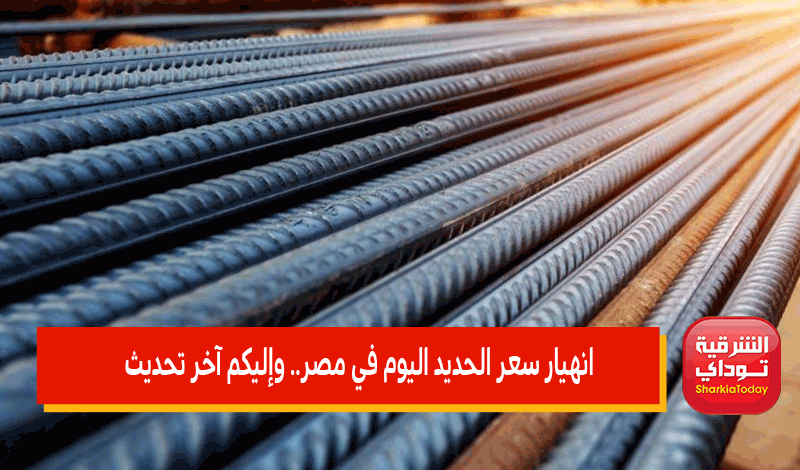انهيار سعر الحديد اليوم في مصر