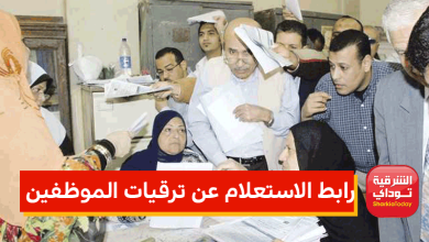 رابط الاستعلام عن ترقيات الموظفين بالرقم القومي 3 رابط الاستعلام عن ترقيات الموظفين