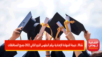 هُناااا.. نتيجة الشهادة الإعدادية برقم الجلوس الترم الثاني 2022 جميع المحافظات 2 نتيجة الشهادة الإعدادية برقم الجلوس