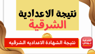 نتيجة الشهادة الاعداديه الشرقيه