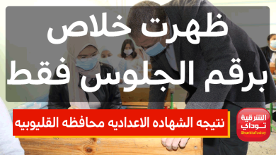 نتيجه الشهاده الاعداديه محافظه القليوبيه