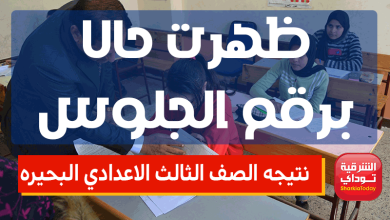 نتيجه الصف الثالث الاعدادي البحيره