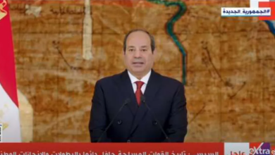 ، خلال كلمته للشعب المصري بمناسبة الذكرى الـ70 لثورة 23 يوليو، 