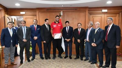 وزير الرياضة يكرّم منتخب مصر لتنس الطاولة
